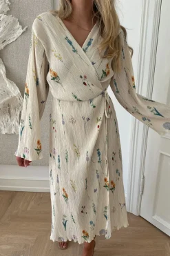 Ofeliaic Long Wrap Dress