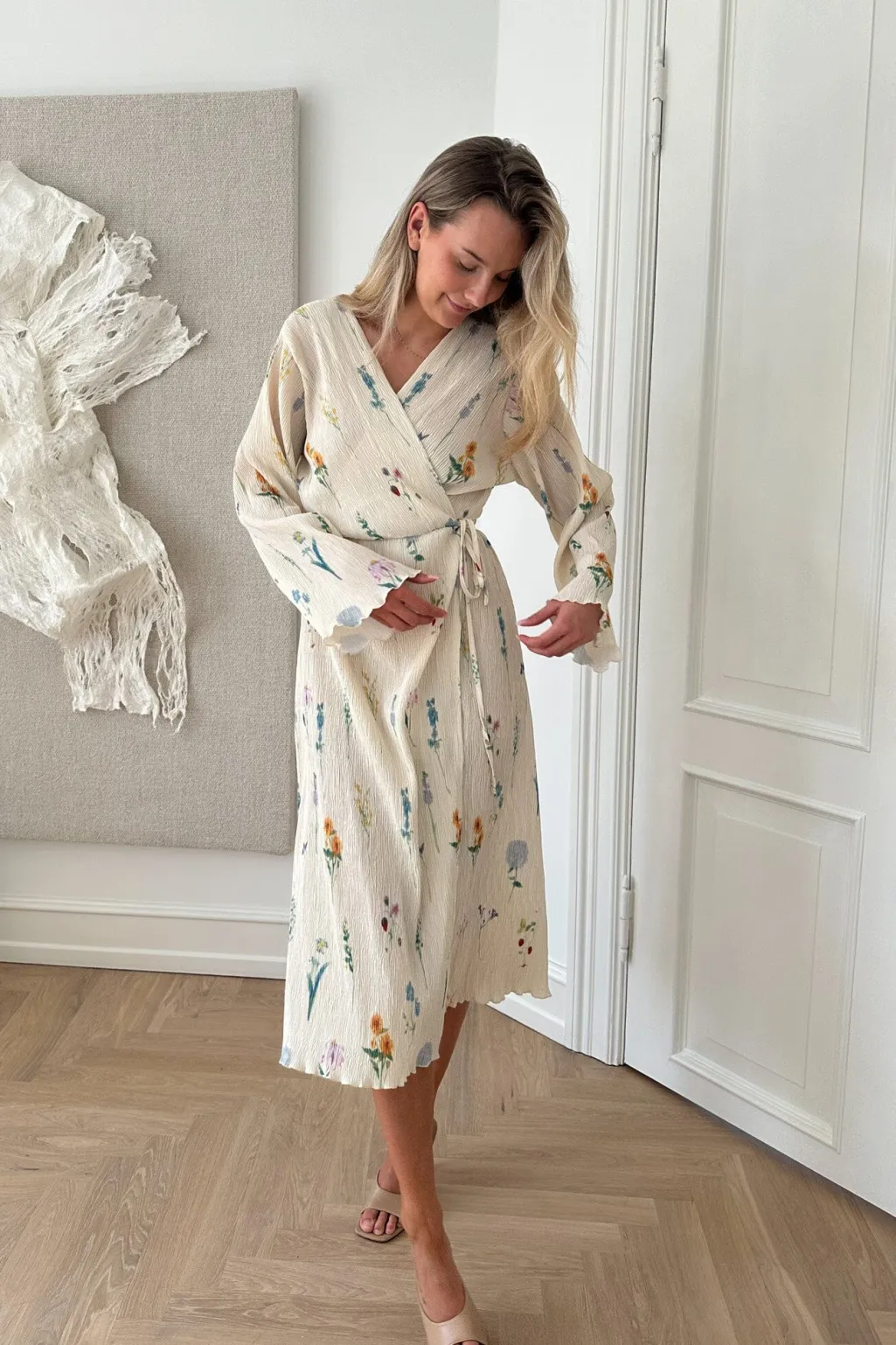 Ofeliaic Long Wrap Dress