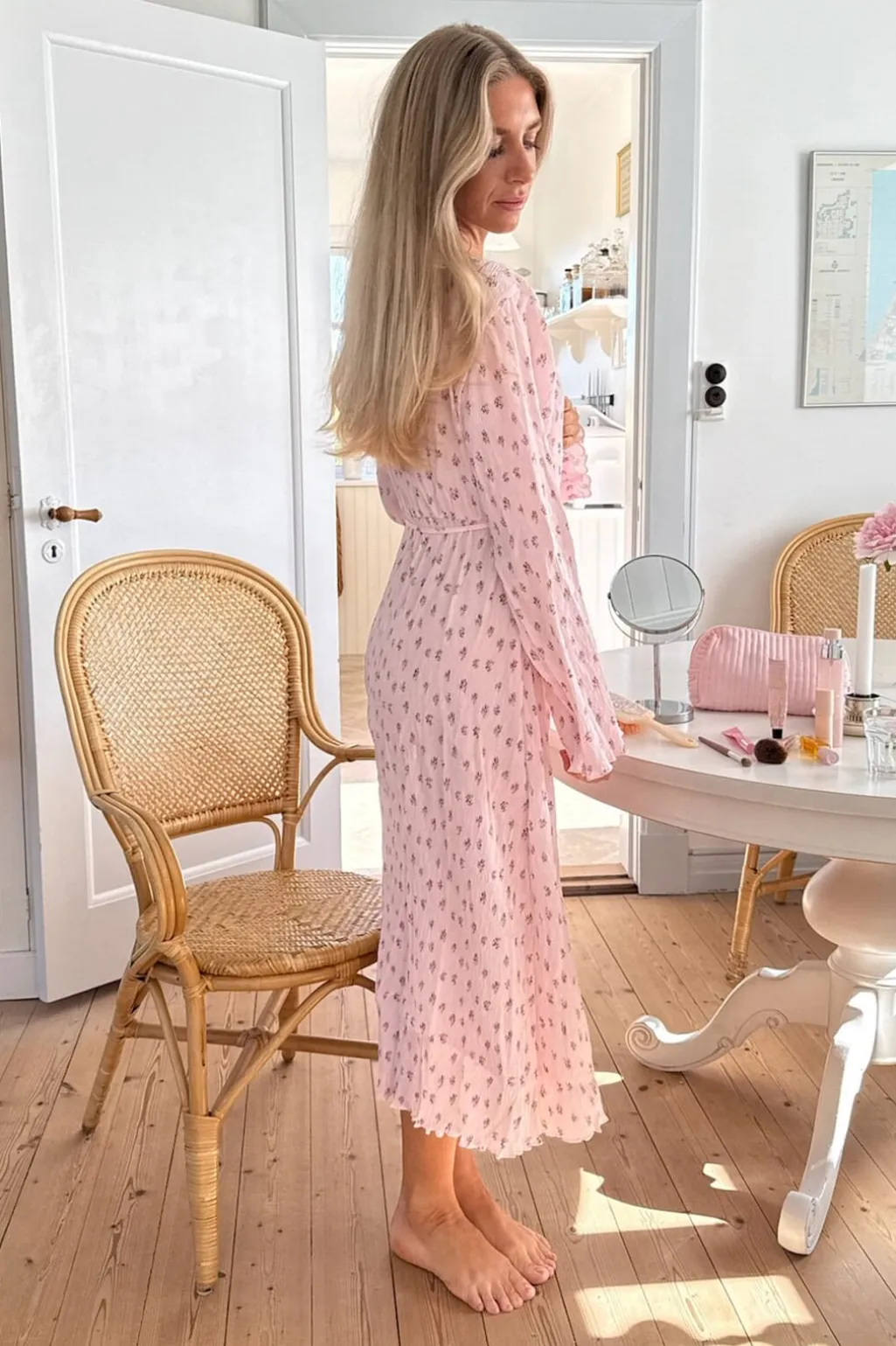 Ofeliaic Long Wrap Dress A23640