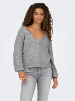 Onladele Ls Lace Mix Revers Cardi Cc Knt