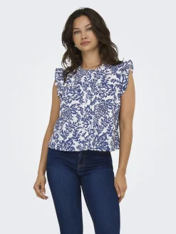 Onlamanda Chanee Cap Emb Top