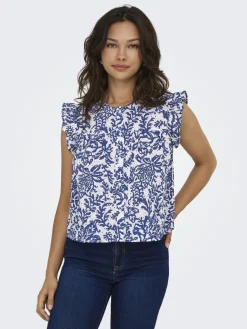 Onlamanda Chanee Cap Emb Top