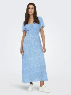 Onlancona Ss V-Neck Dress Moch