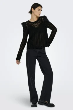 Onlashley Ls O-Neck Mix Knt