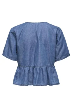 Onlbea Ss Bow Shirt 15344257