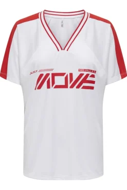 Onlbella S/S Sport V-Neck Top