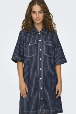 Onlbelle S/S Stripe Dress Gua