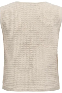 Onlbirtie Sl Tie V-Neck Vest Cc Knt