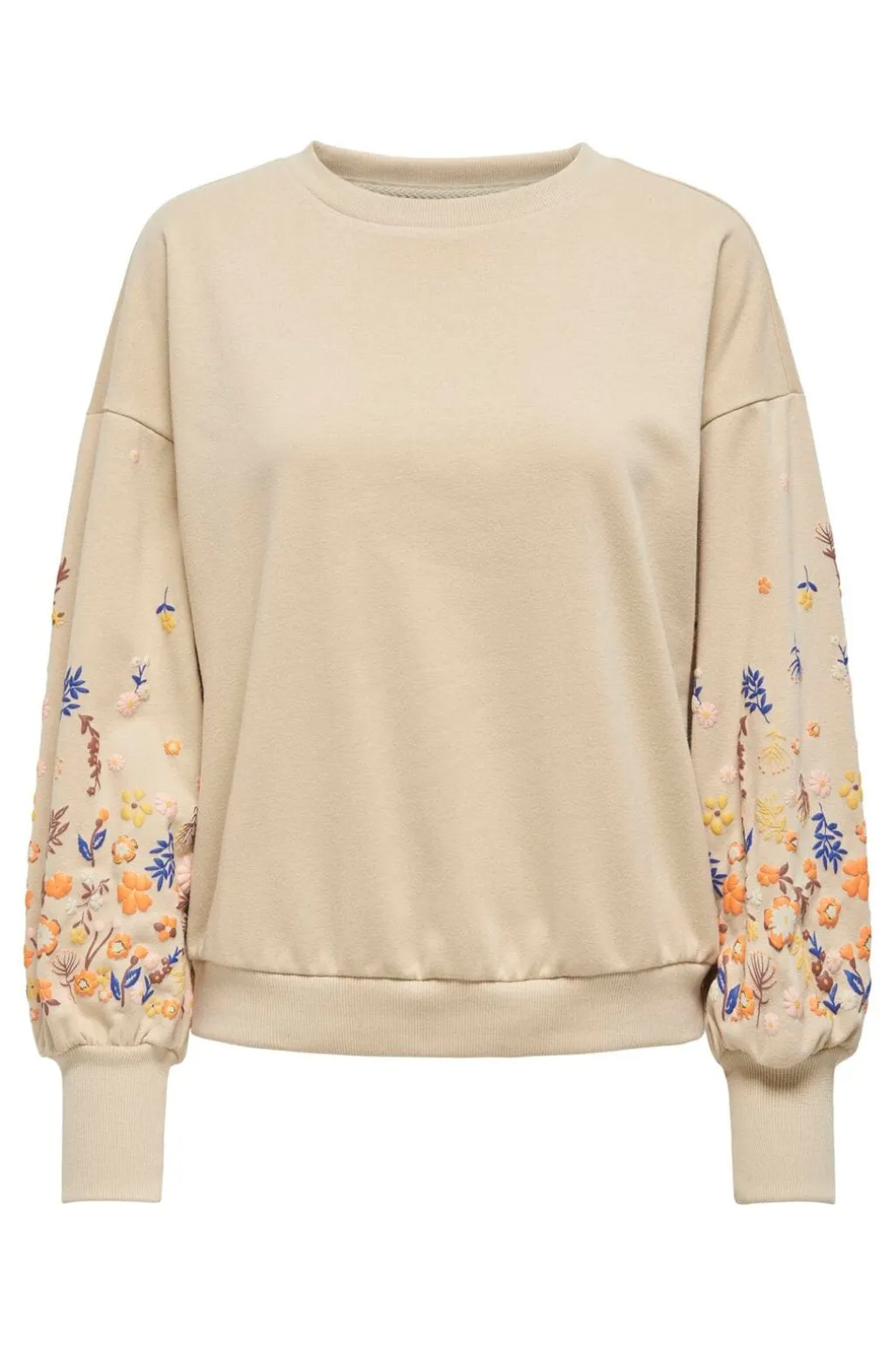 Onlbrooke L/S O-Neck Flower Swt