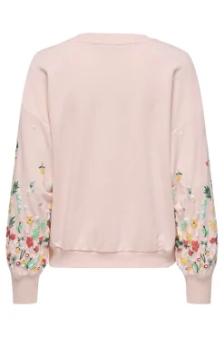 Onlbrooke L/S O-Neck Flower Swt