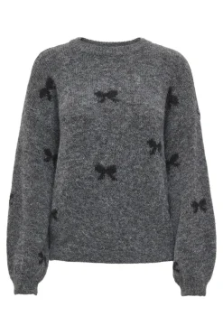 Onlbrunhilda Life Ls Bow O-Neck Knt