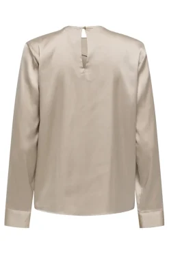 Onlcamille Ls Satin Deatil Top