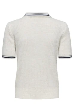 Onlcanton Ss Polo Pull Knt