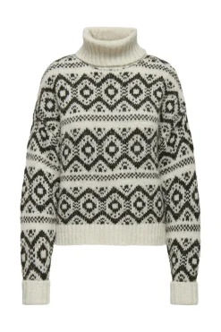 Onlcarin Life Ls Jq Loose Rolln Knt