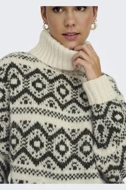 Onlcarin Life Ls Jq Loose Rolln Knt