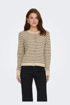 Onlchester Life Ls Stripe Cardi Cc Knt
