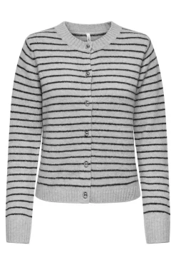 Onlchester Life Ls Stripe Cardi Cc Knt