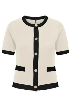 Onlcoco Life Ss Button Cardigan Cc Knt