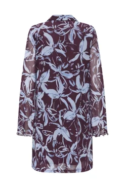 Onlcyril Mesh L/S V-Neck Short Dress