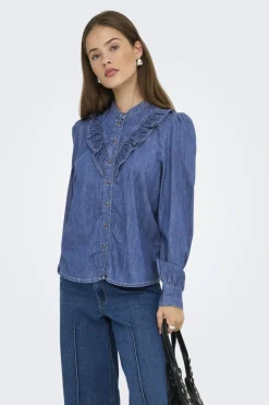 Onldasha-Sevigny L/S Frill Shirt Akm