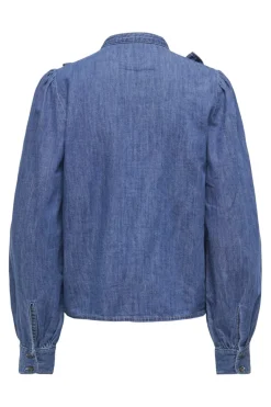 Onldasha-Sevigny L/S Frill Shirt Akm