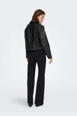 Onldestiny Faux Leather Biker