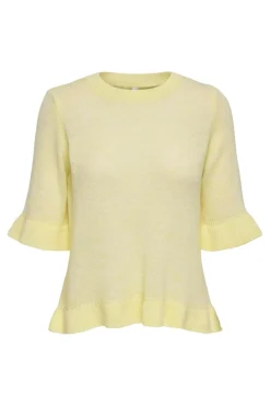 Onlella Ss Frill O-Neck Knt