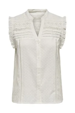 Onlevelyn Sl V-Neck Top Ox