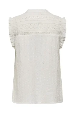 Onlevelyn Sl V-Neck Top Ox