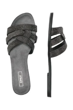 Onlfeli-5 Pu Bling Slip On Sandal