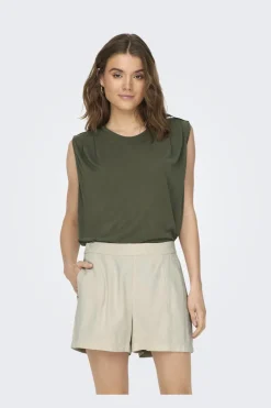 Onlfree Life S/L Modal Satin Mix Top