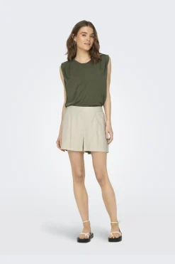 Onlfree Life S/L Modal Satin Mix Top