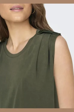 Onlfree Life S/L Modal Satin Mix Top