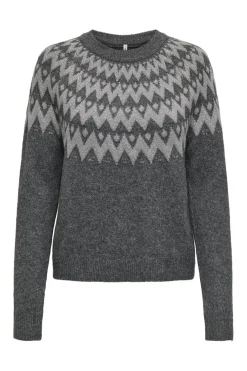 Onlfry Ls Jq Glitter O-Neck Cc Knt