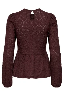 Onlgiavanna L/S Peplum Top