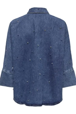 Onlgrace Ls Rhinestone Shirt Cro