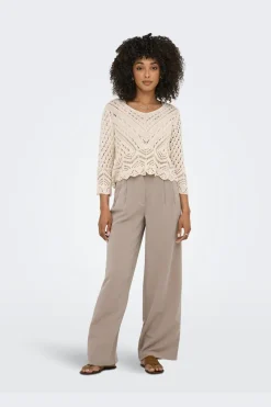 Onlhattie Pleat Str Pant Tlr