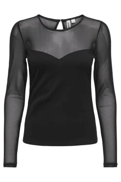 Onlheart-Becki L/S Mix Top