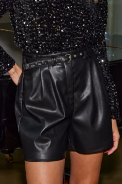 Onlheidi Faux Leather Shorts Otw