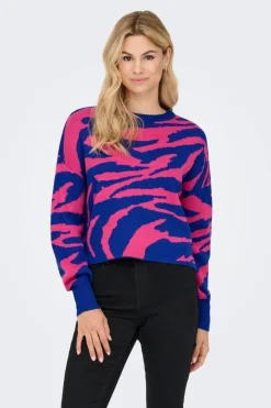 Onlhilla Ls Jq Mix Box O-Neck Knt