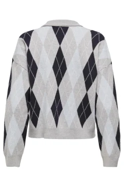 Onlibi Ls Check Polo Cc Knt