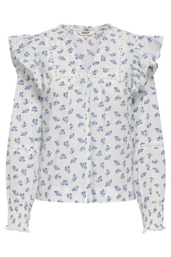 Onlidris Ls Frill Tape Top