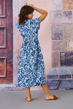 Onljakiri Linen Ss Midi Shirt Dress