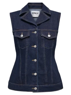 Onljoana Rinse Waistcoat Mae