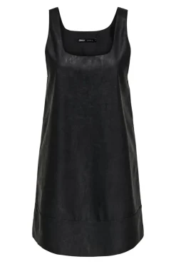 Onljosie Faux Leather Dress Cc