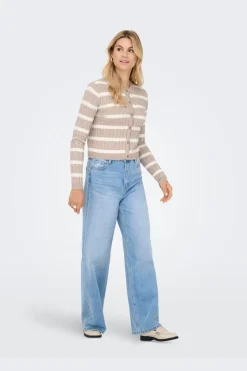 Onlkatia Ls Cable Button Cardigan Cc Knt