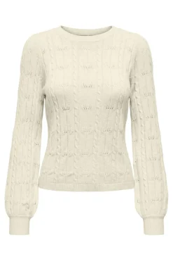 Onlkatia Ls Structure O-Neck Pull Cc Knt