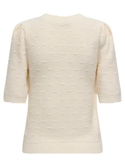 Onlkatia Ss Structure O-Neck Cc Knt