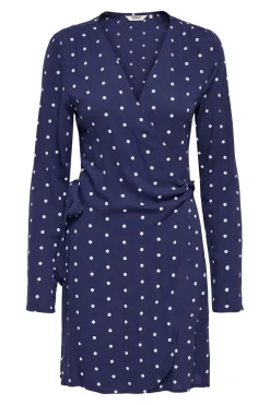 Onlkeshav L/S V-Neck Wrap Dress