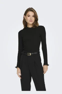 Onlleslie L/S Lace Mix Top